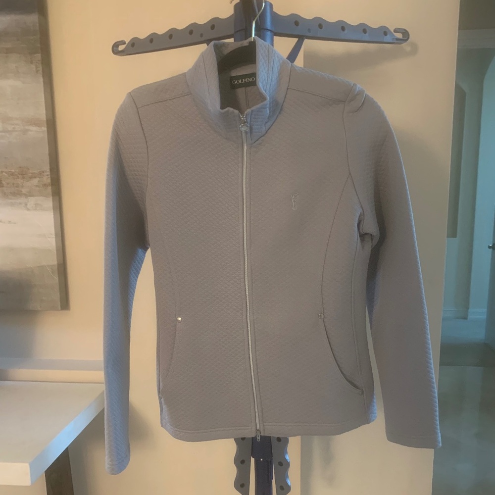 Golfino Gray Golf Jacket sz 8